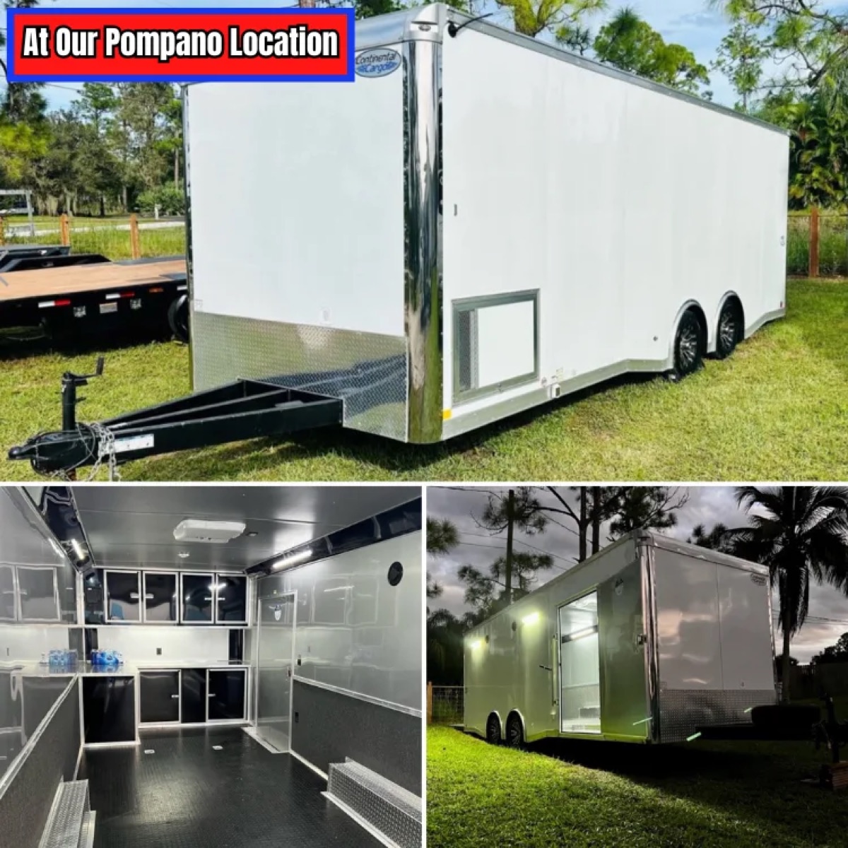 24' Enclosed Premium Cargo w/ Soft Deck Flooring